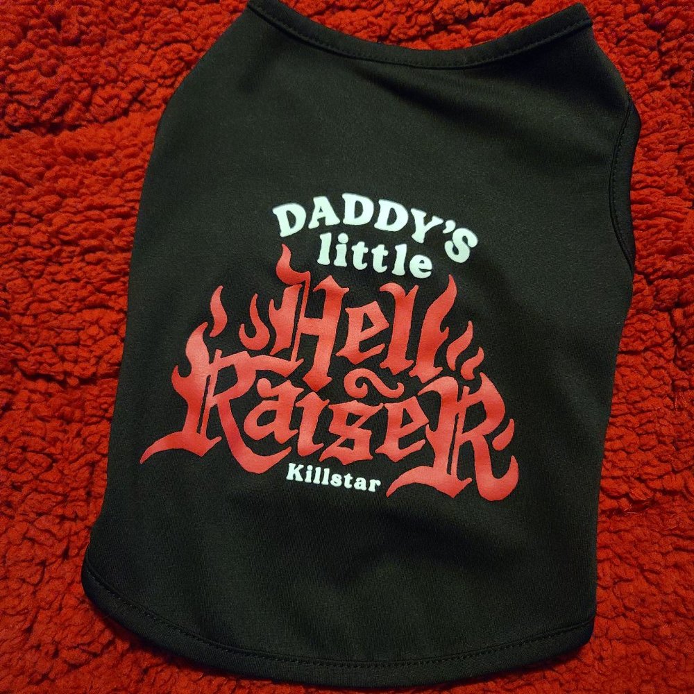 Daddy's Little Hellraiser Dog Shirt